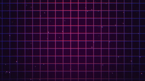 Retro-neon-grid-pattern-in-dark-space-1