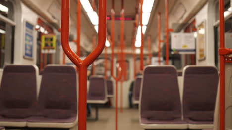 Empty-Metro-Train-in-Subway-Public-Transportation-During-Covid-19-Virus-Pandemic-and-Lockdowns