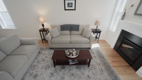 Real-Estate-Modern-Living-Room-Interior-Design-With-Stylish-And-Elegant-Furniture---pullback-tilt-shot