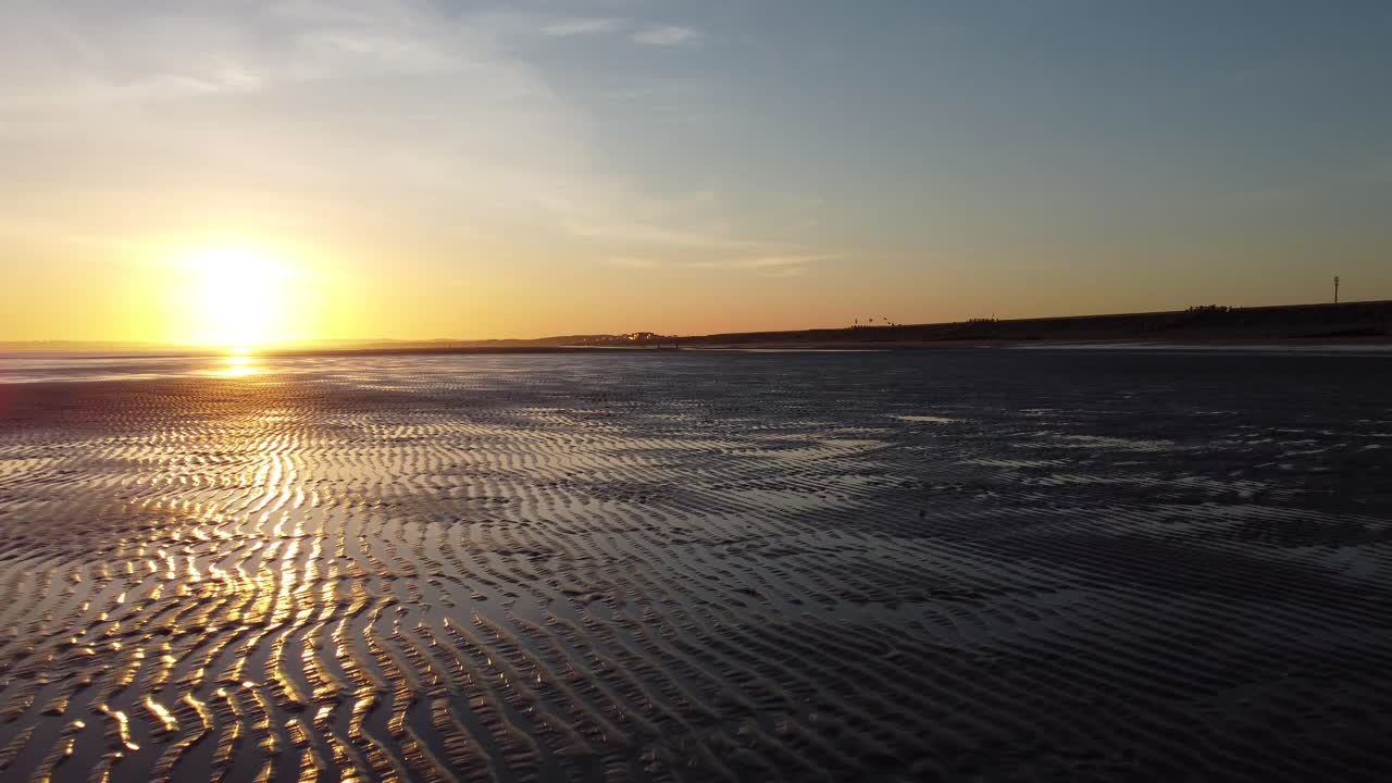Sunset on a Calm Beach
