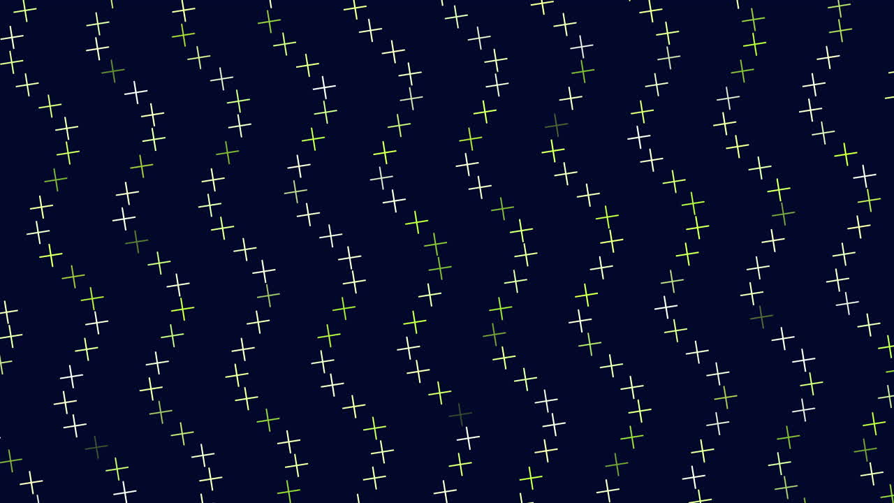 A minimalist and modern art piece featuring white zigzag lines on a dark blue background, creating a striking and simple visual appeal with a hand-drawn aesthetic