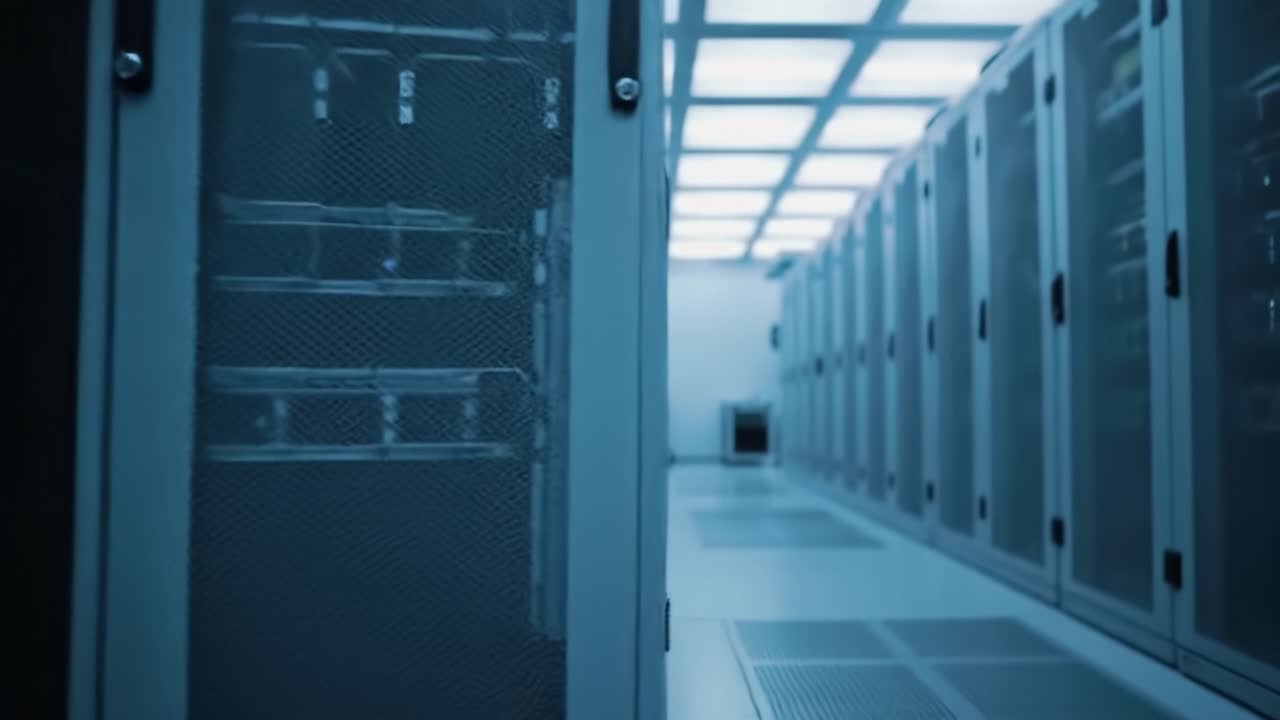 interior moderno del centro de datos