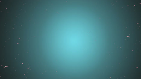 animación de puntos de luz sobre fondo azul