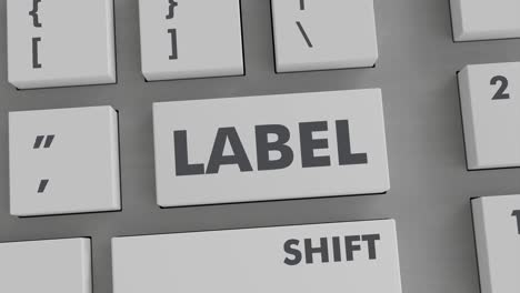 LABEL-BUTTON-PRESSING-ON-KEYBOARD