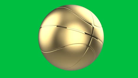 golden basketball ball