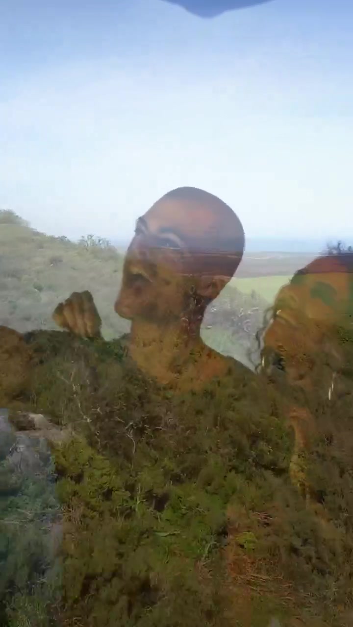 Vertical video: Man raising phone taking trip pic women leaning glass coast on faces sticks rising