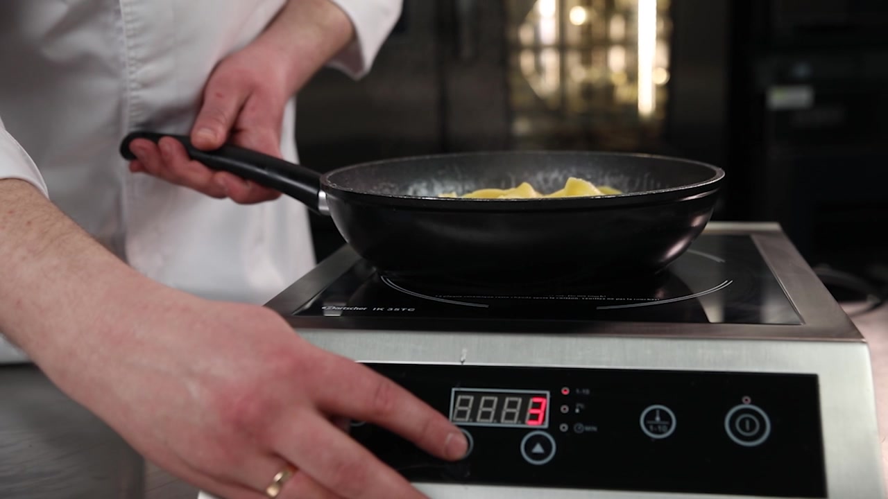 Chef Cooking in a Kitchen