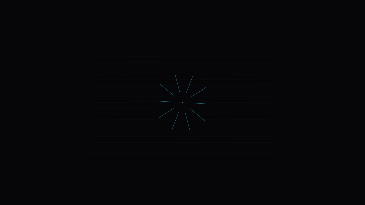Abstract Motion Graphics Featuring Geometric Shapes and Lines