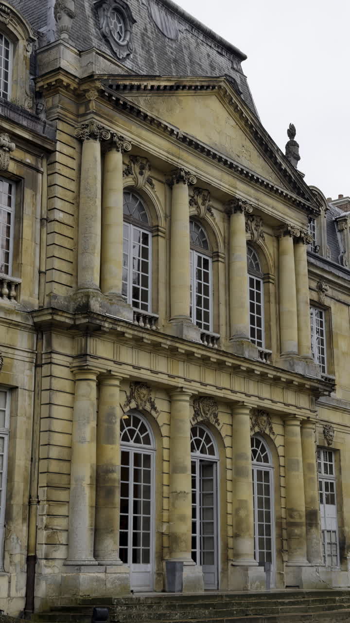 Exterior of a historical European palace