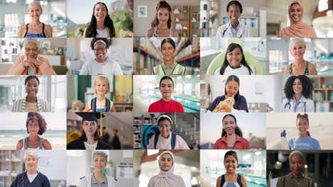 retratos de mujeres diversas