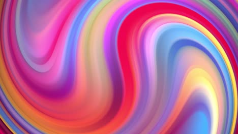 el gradiente de los colores del arco iris se desplaza cíclicamente en bucle. es un hermoso fondo abstracto de 4k con animación de bucle sin fisuras para presentaciones de vacaciones o cosas de moda en estilo de diseño en movimiento.
