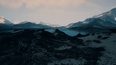 Friedlicher,-Ruhiger-Blick-Auf-Die-Fjorde-In-Norwegen