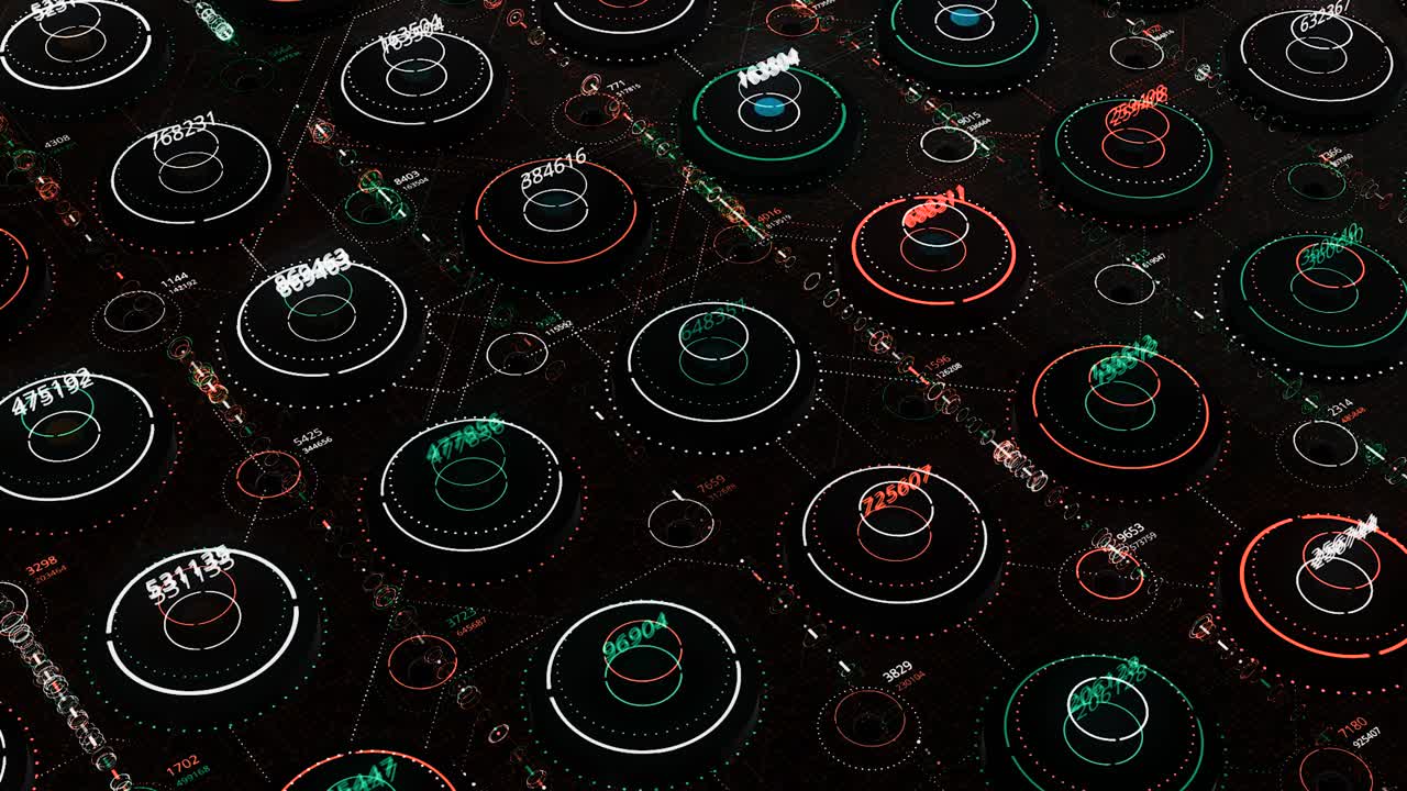 Abstract Futuristic Digital Interface