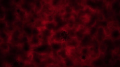 gráficos de movimiento abstractos - células de virus en movimiento (bucle)