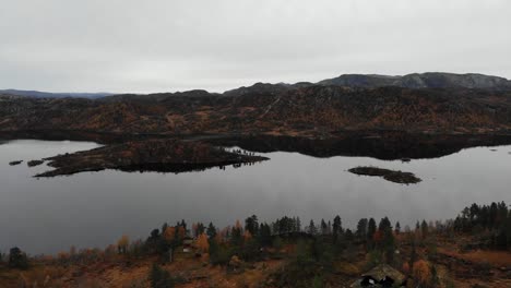 caída noruega en la montaña