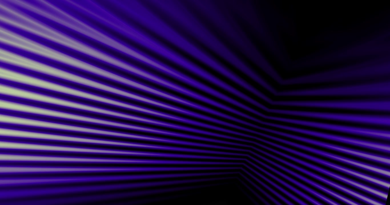 Abstract Purple Light Rays Moving in Dark Space