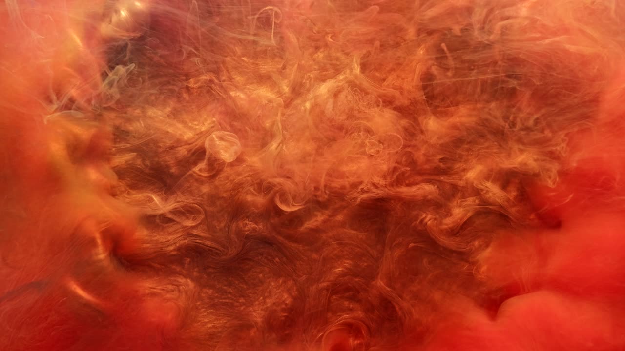 explosión de agua de tinta nube mágica bronce gas líquido