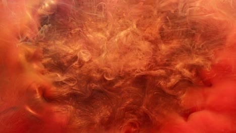 explosión de agua de tinta nube mágica bronce gas líquido