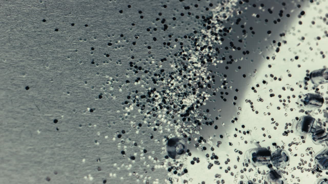 Silver and Black Glitter Texture