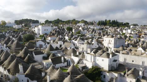 Establishing-Shot-of-Alberobello-Homes-in-Famous-Italian-Town