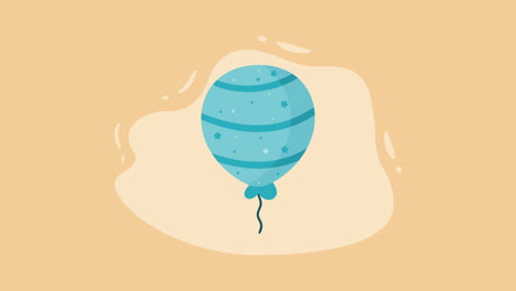 balão azul