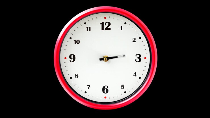Shooting of hours. Time lapse. Alpha channel included. Shooting of the dial of hours