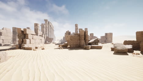 ancient ruins in the desert