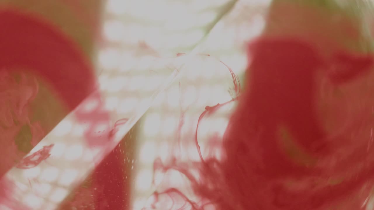 물 속 에 있는 색 의 잉크 의 영상