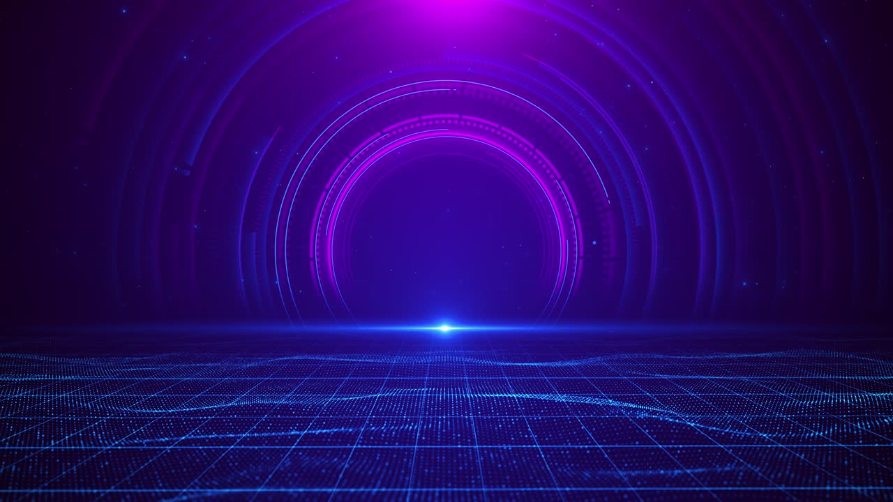 Technology digital cyberspace hud infographic technology digital art 3d abstract geometric circle