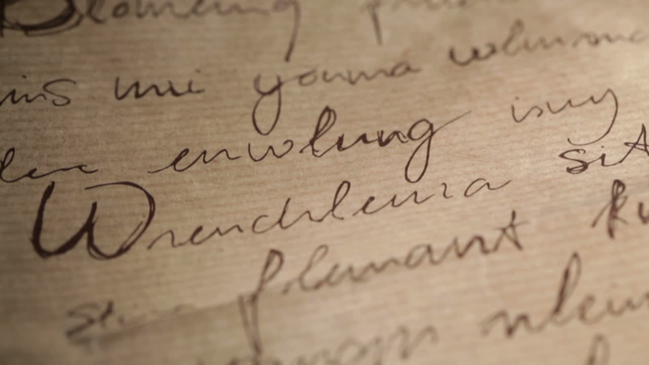 갈색 빈티지 종이 배경에 추상적인 문구