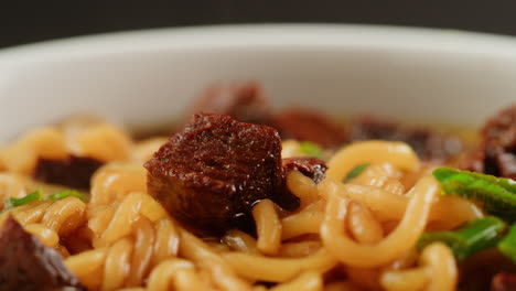 beef ramen closeup