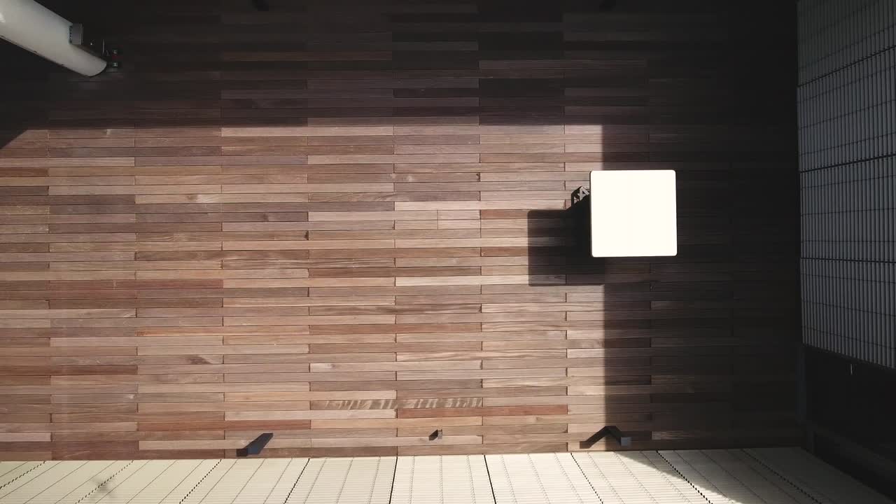 patio del edificio de oficinas vista de arriba hacia abajo