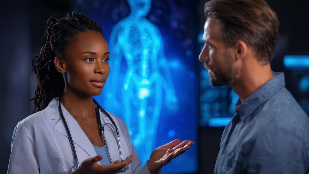 A Medical Consultation Highlighting Patient Interaction with a Healthcare Professional, Featuring an In-Depth Discussion on Health Matters and Medical Insights in a Modern Healthcare Setting