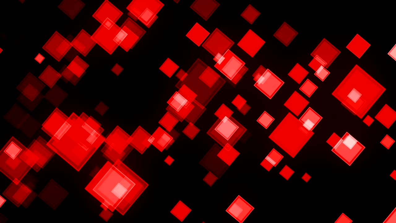 사각형으로 된 애니메이션 배경, 디지털 3d 렌더링