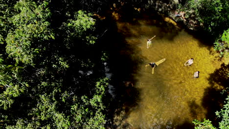 waterfall valley of butterflies in são thomé das letras, minas gerais, brazil