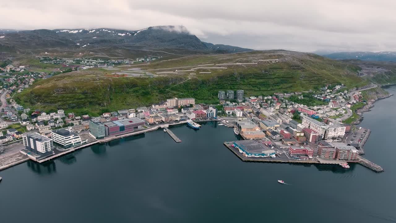 ciudad de hammerfest, finnmark, noruega