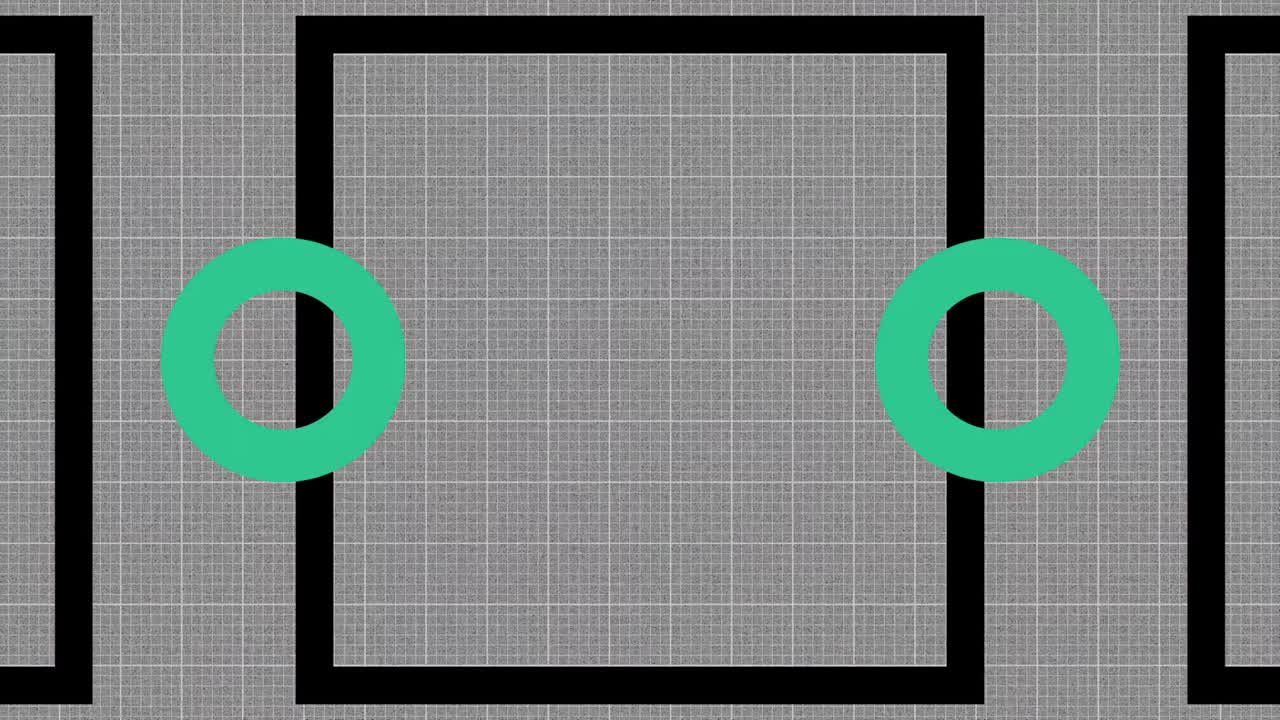 cuadrícula de fondo abstracta con círculos versión b 10