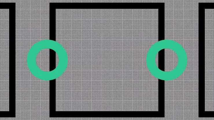 Abstract Background Grid With Circles Version B 10