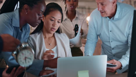 Corporate,-multitasking-and-woman-with-stress