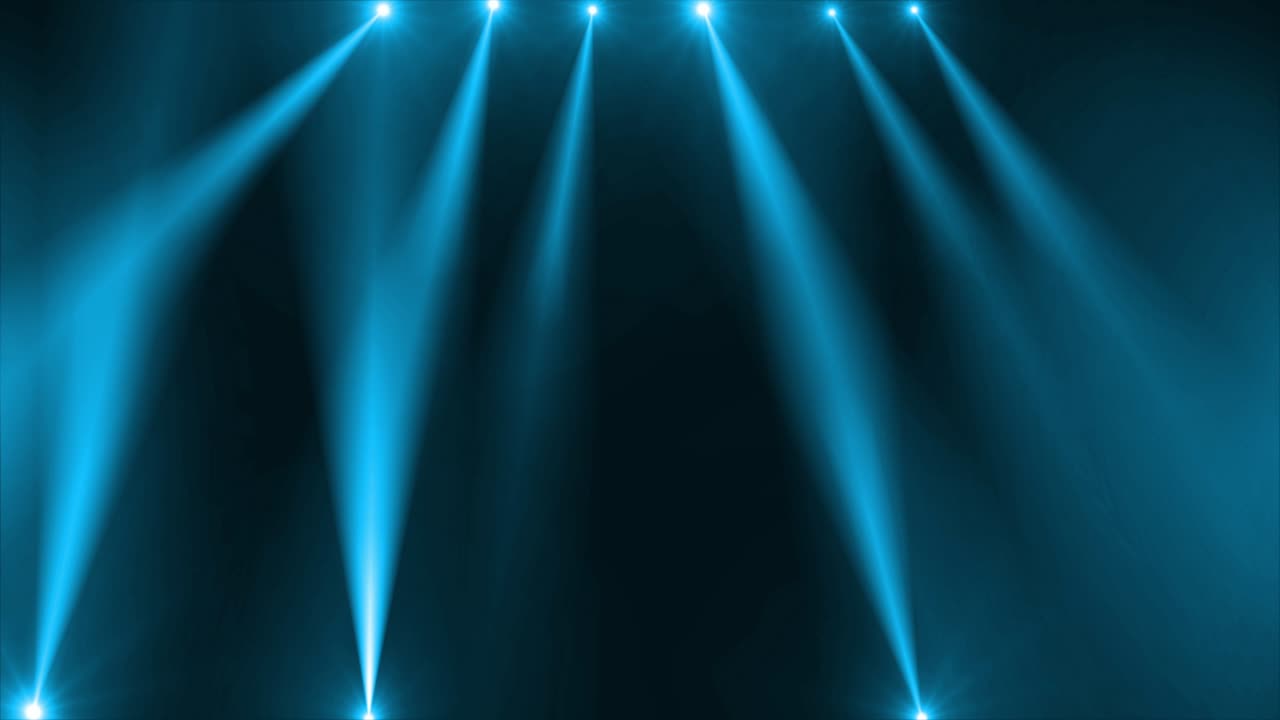 blue spot light stage loop animation