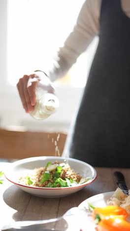 preparar una comida saludable