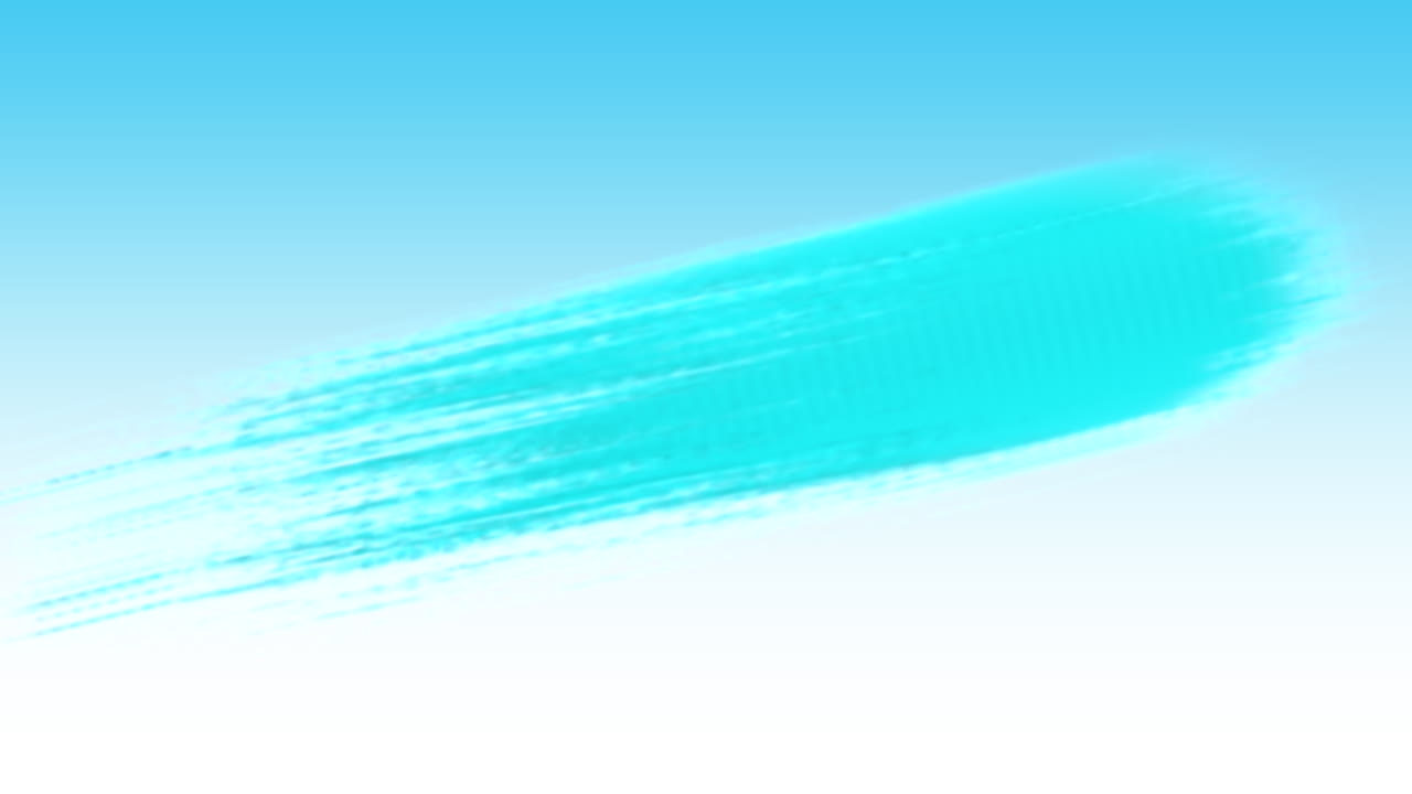 흰색 그라데이션에 파란색 아트 브러쉬