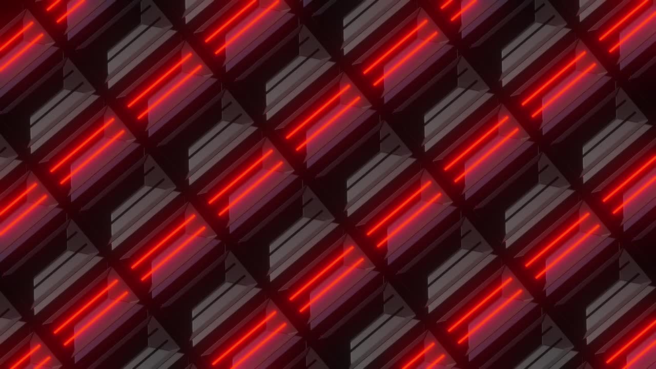 patrón de neón geométrico abstracto