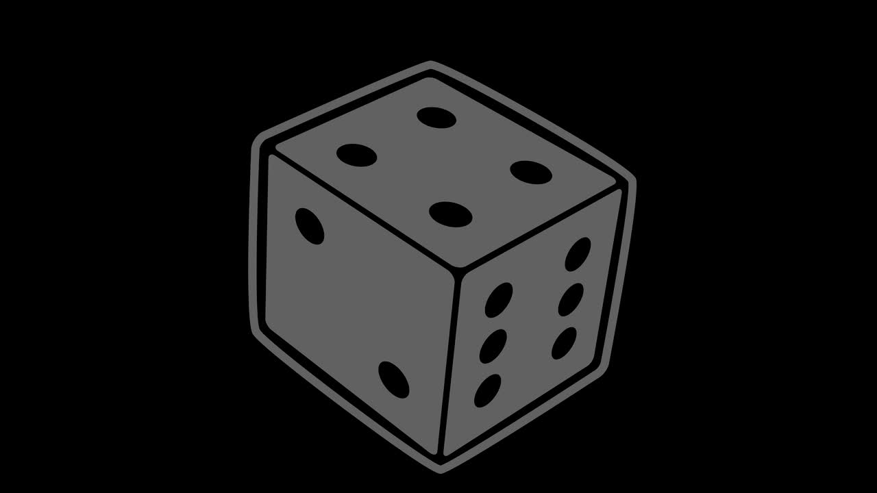 objeto gráfico en blanco y negro con efecto estroboscópico e hipnótico, que gira en el sentido de las agujas del reloj disminuyendo el tamaño de pantalla completa a desaparecer en el centro, en formato de video 16: 9