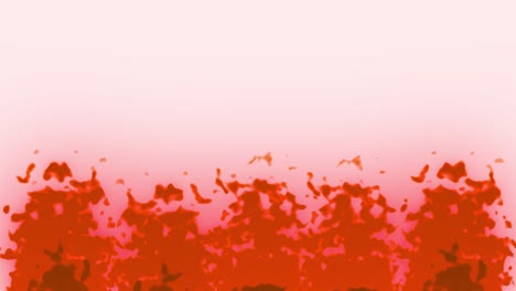 화재 애니메이션 모션 그래픽: 뜨거운 불꽃, 불타는 불, 빛나는 입자, 디지털 배경, 지옥, 불꽃, 가스, 시각 효과, 4k, 분홍색, 빨간색