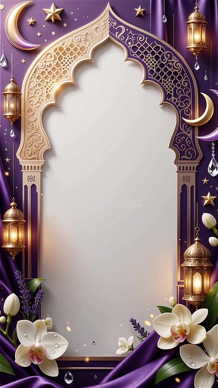 Compleanno del Profeta Maometto Mawlid al-Nabi Sfondo Islamico
