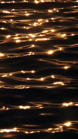 the sea's surface glittered with sparks