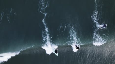 Drone-top-view-over-the-ocean
