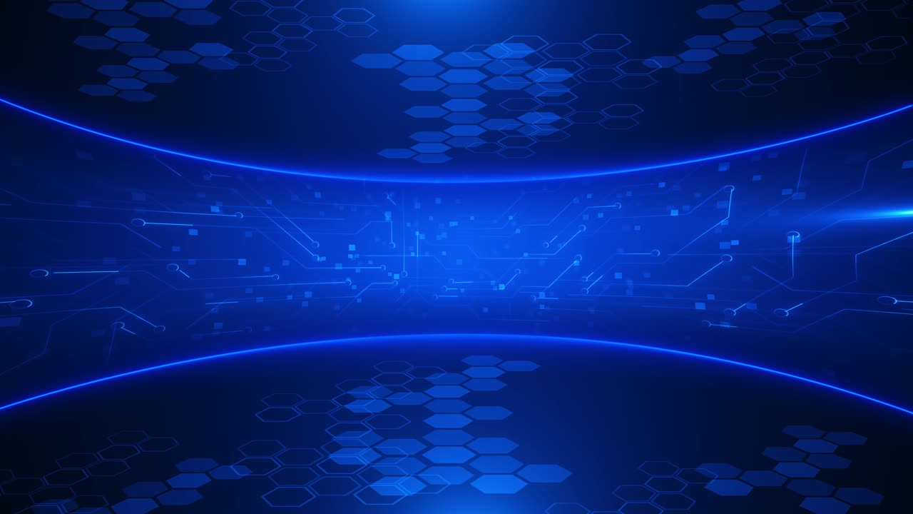 Sfondo astratto di tecnologia digitale con punti connessi su un rendering in 3D di un paesaggio ondulato, concetto di IA