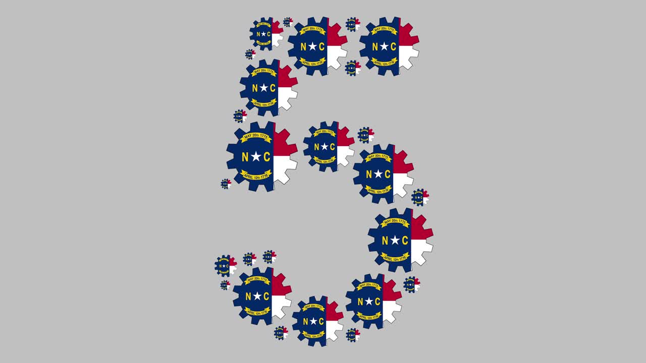 carolina del norte número cinco